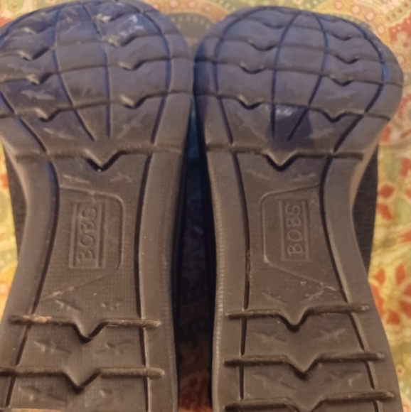 Bobs by Skechers Memory Foam 8 38 black flats loafers shoes - Picture 4 of 6